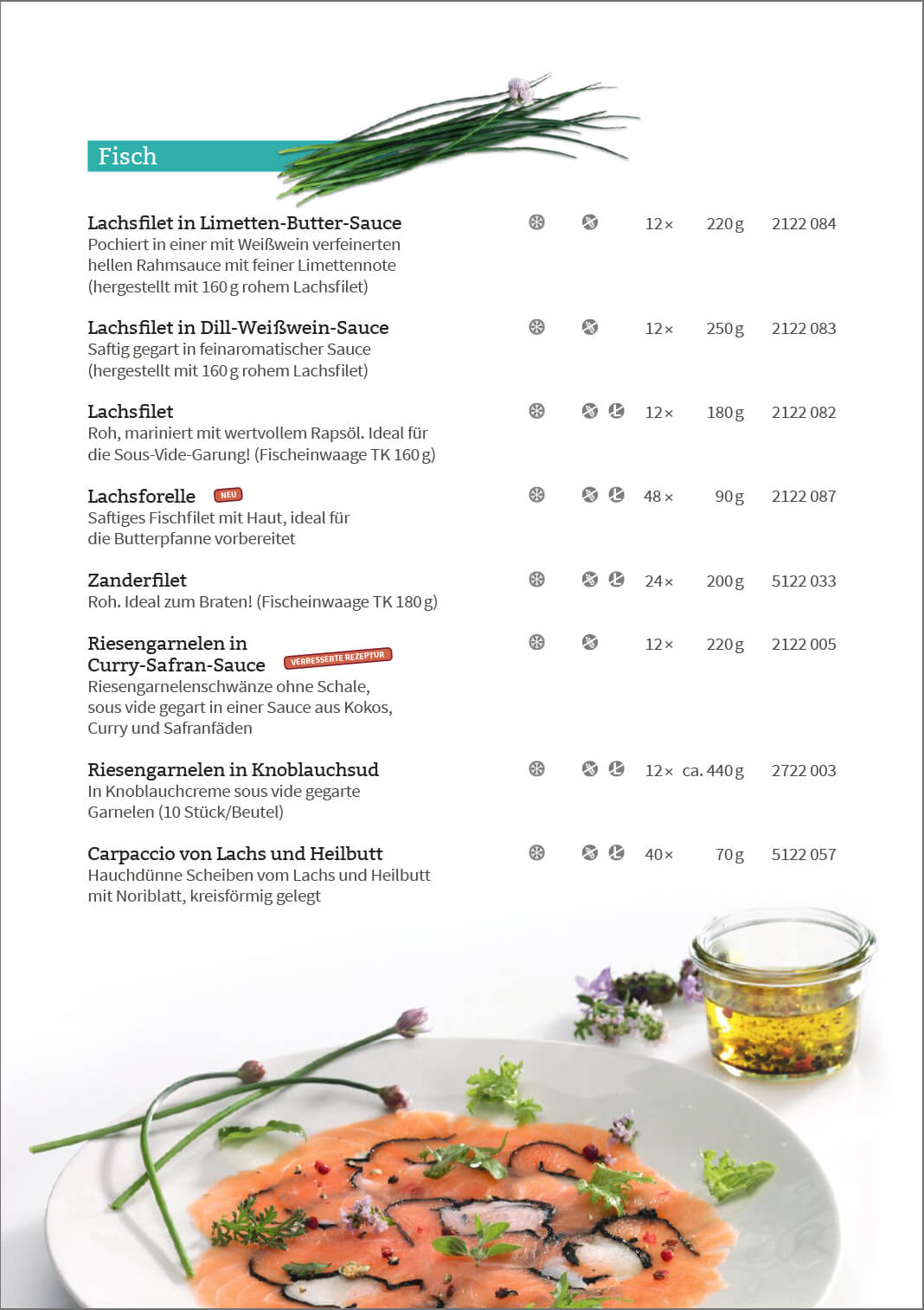 Lieferprogramm - Fisch