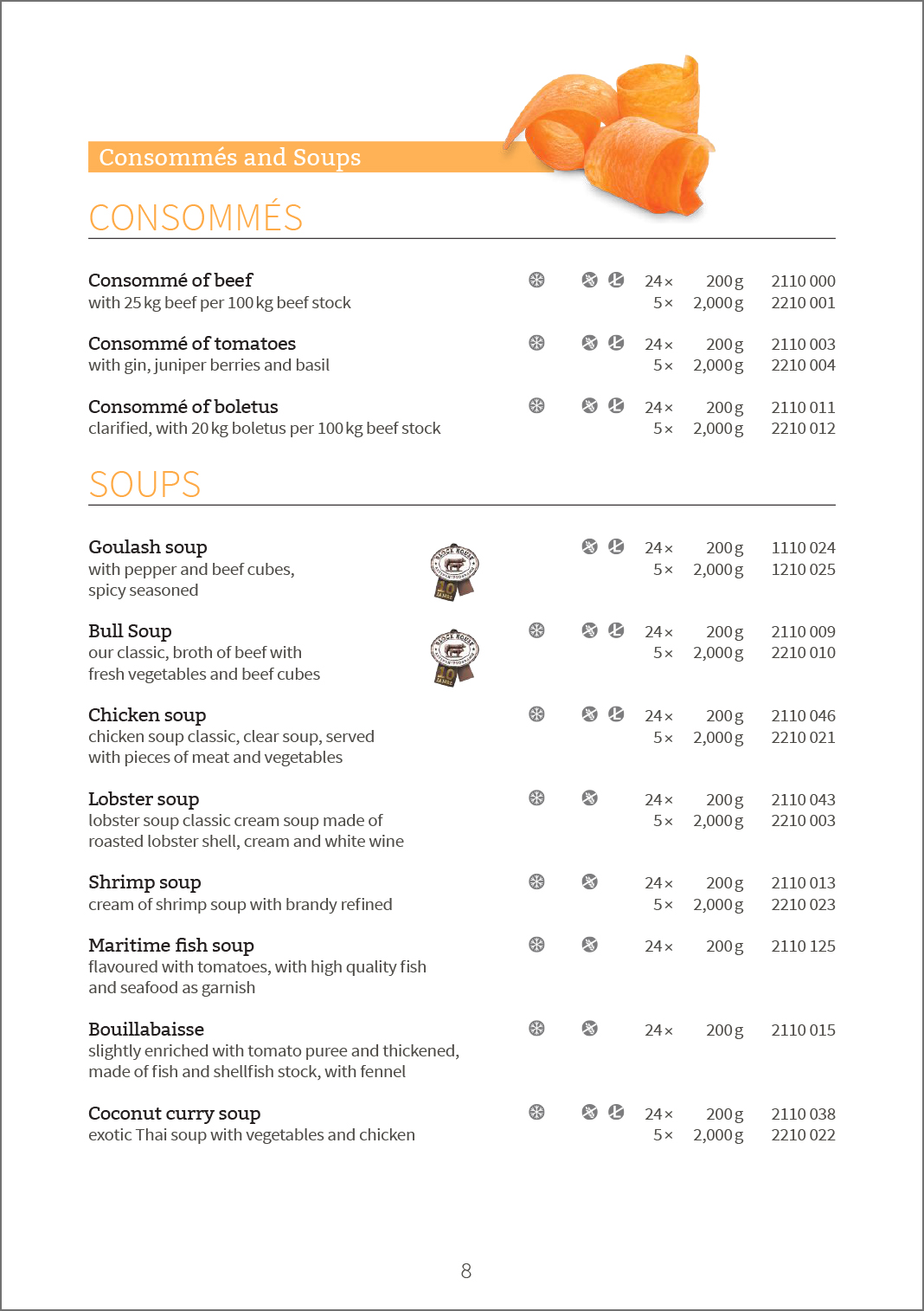 Delivery program - Soups