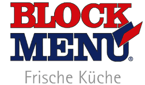 Block-Menü frische Küche